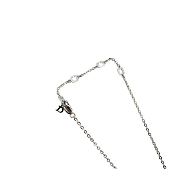 'I Love Dior' Silver Heart Necklace - Picture 3 of 3